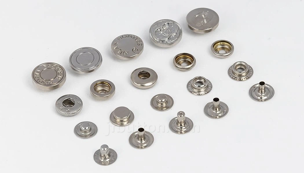 metal press stud buttons