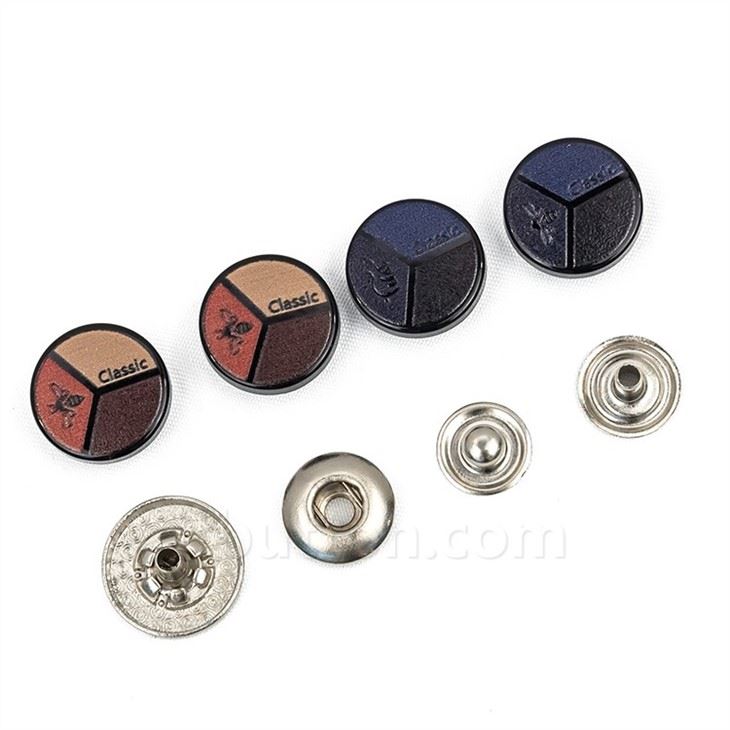 Colored Metal Snaps