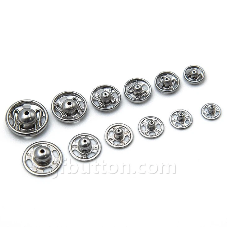 Sew On Snap Fasteners For Clothing