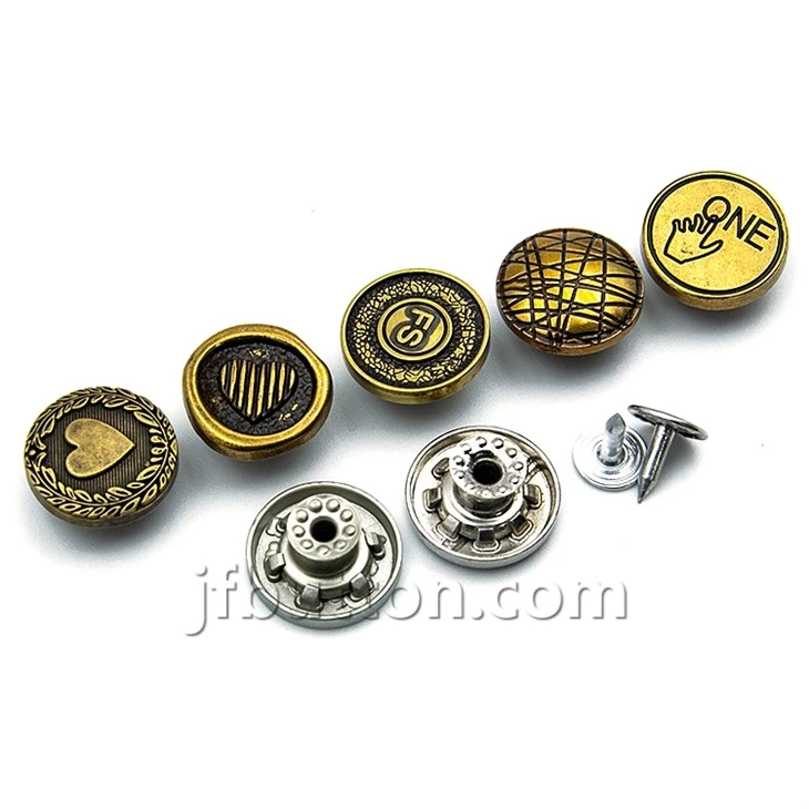 Metal Buttons for Jeans