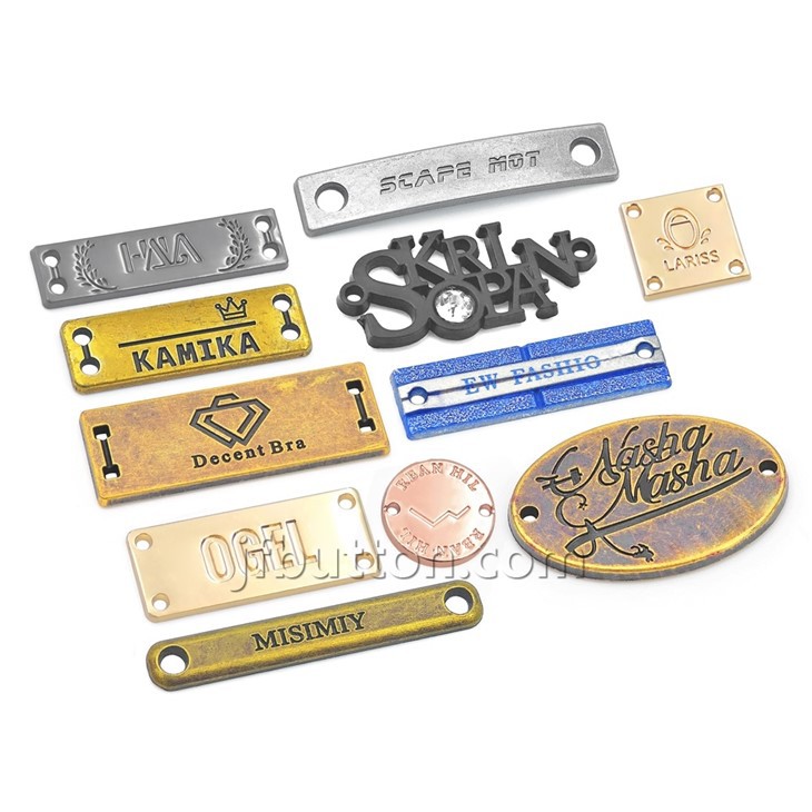 Metal Logo Plates For Handbags