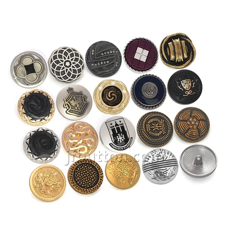 Monogrammed Brass Blazer Buttons