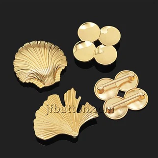 Метална закопчалка за бански костюм Ginkgo Leaf