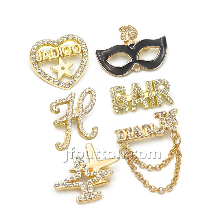Suit Brooch With Safety Pin
