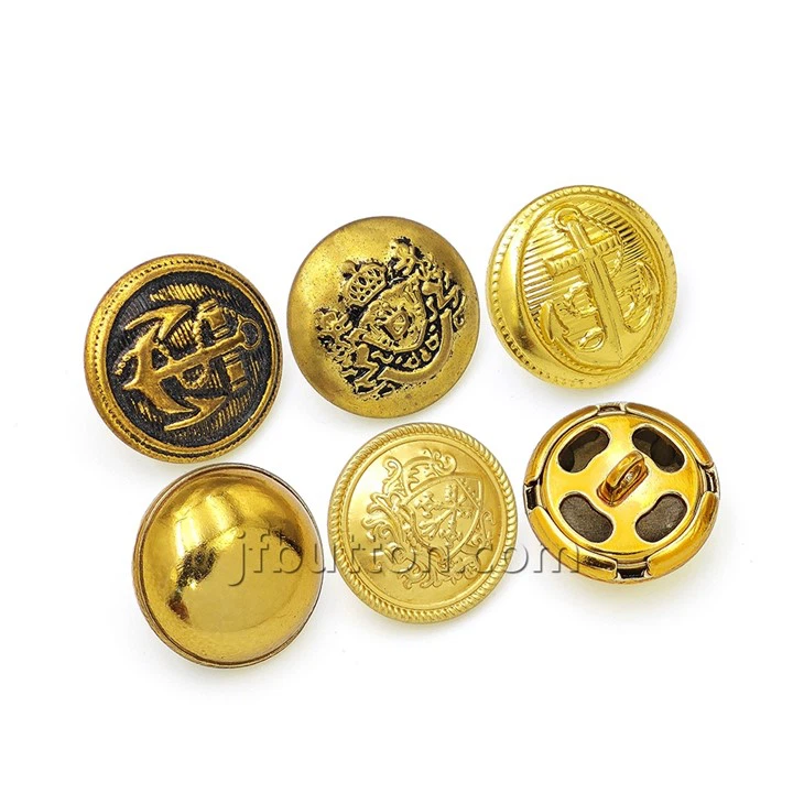 Gold Coat Shank Buttons factory
