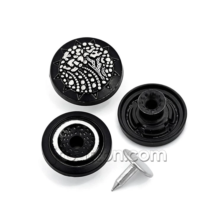 Zinc Alloy Jean Jacket Buttons price