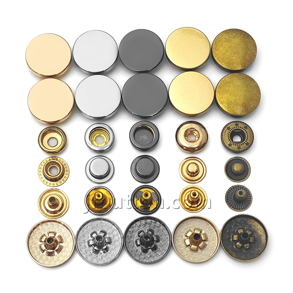 flat snap button